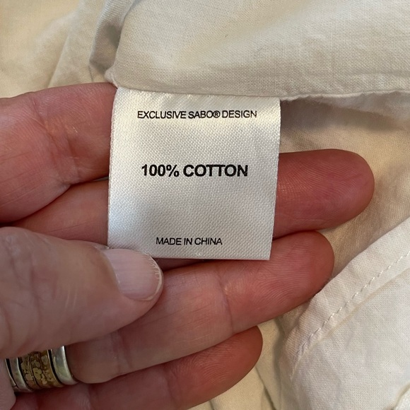 Sabo Skirt Santa Cruz White Floral Print Dress Size Small - Picture 8 of 8